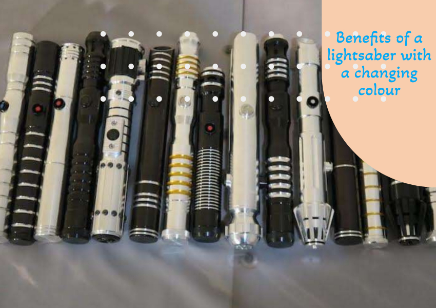 Benefits of a lightsaber with a changing colour