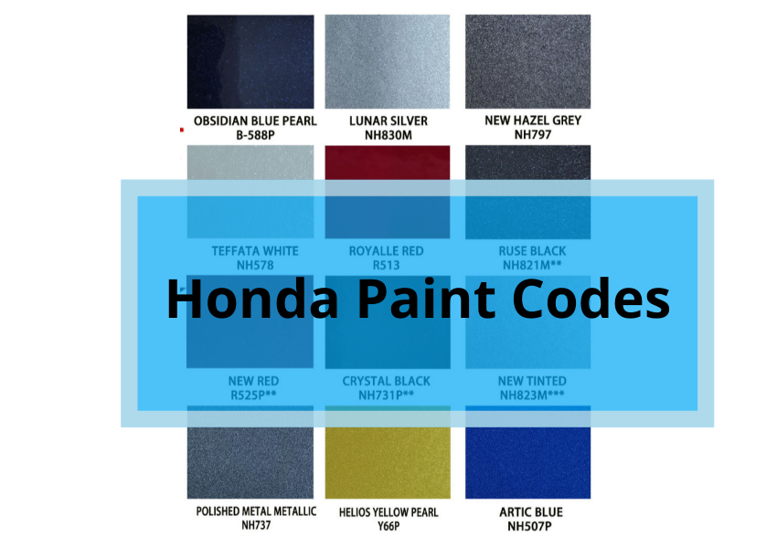 Honda Paint Codes